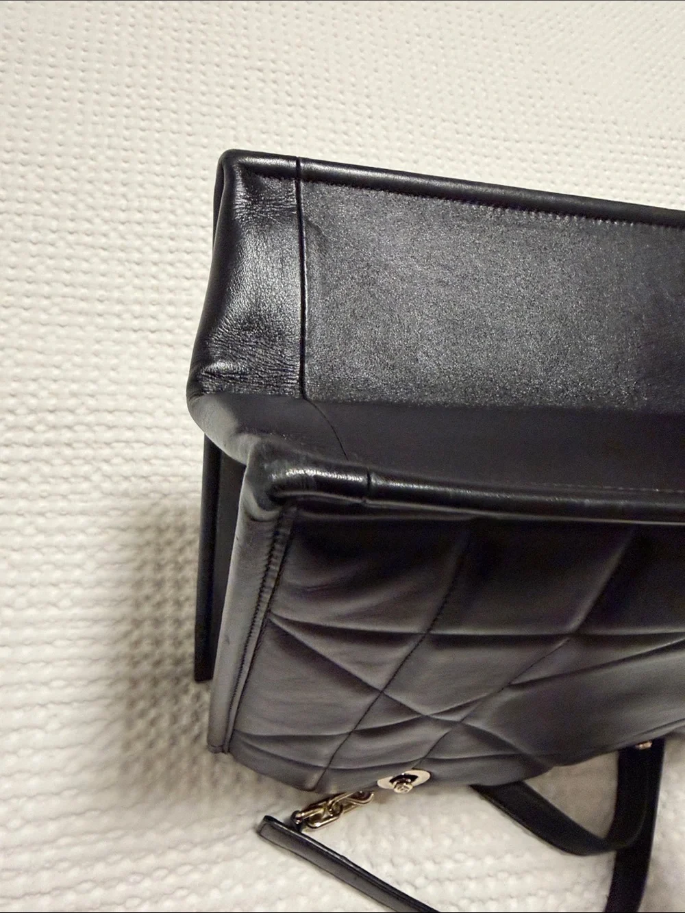 Dior Black Quilted Tote Bag with Gold Hardware - Women's Handbag